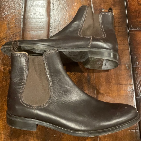 Coach Shoes Mens Brown Leather Chelsea Style Coach Arnold Boots 9
